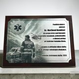Plaketa obdĺžnik - Záchranná zdravotná služba