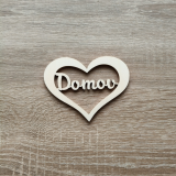 Výrez Domov v srdiečku
