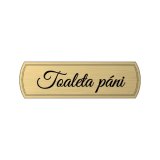 Tabuľka Toaleta Páni — piktogramová tabuľka na WC pre mužov