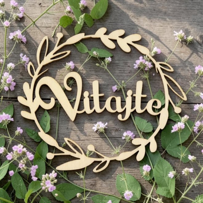 Výrez Vitajte floral