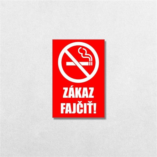 Tabuľka Zákaz fajčiť